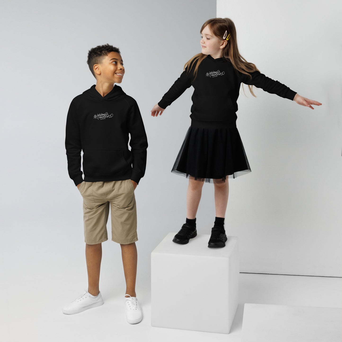 #Lieblingsmensch-Kapuzenpullover für Kinder – nachhaltig, kuschelig und perfekt für kleine Entdecker:innen