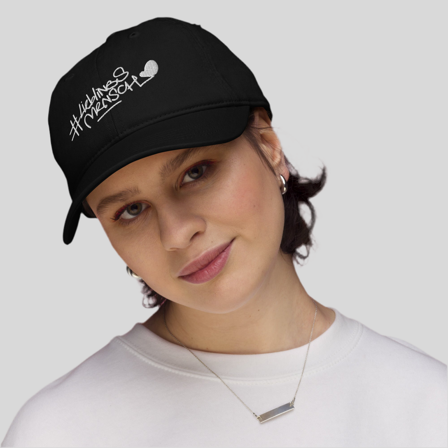 #Lieblingsmensch-Dad-Cap aus OCS-zertifizierter Bio-Baumwolle – zeitlos, umweltfreundlich und hochwertig verarbeitet