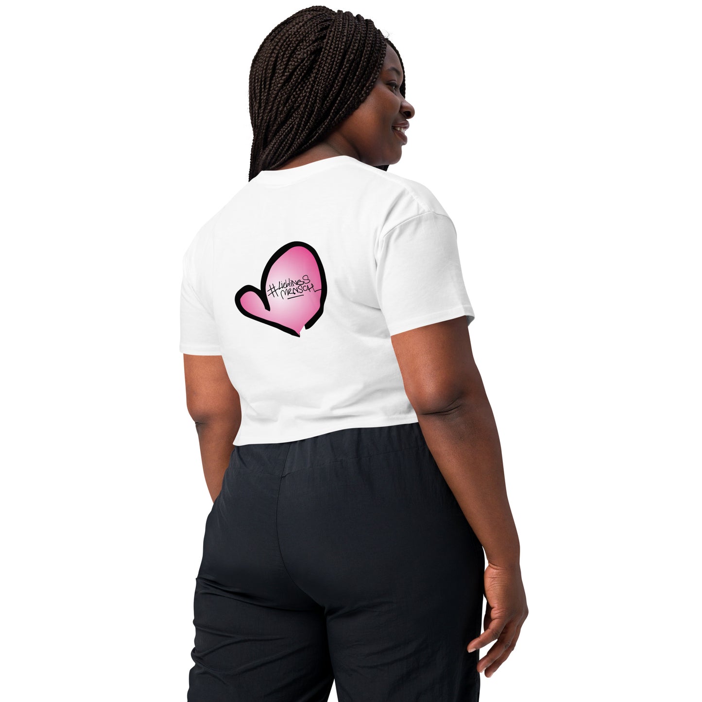 Locker geschnittenes Damen-Crop-Top mit überschnittenen Schultern – ideal für lässige Sommerlooks