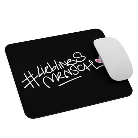 Personalisiertes Mauspad mit Schriftzug #Lieblingsmensch – perfekte Aufmerksamkeit für Büro oder Homeoffice