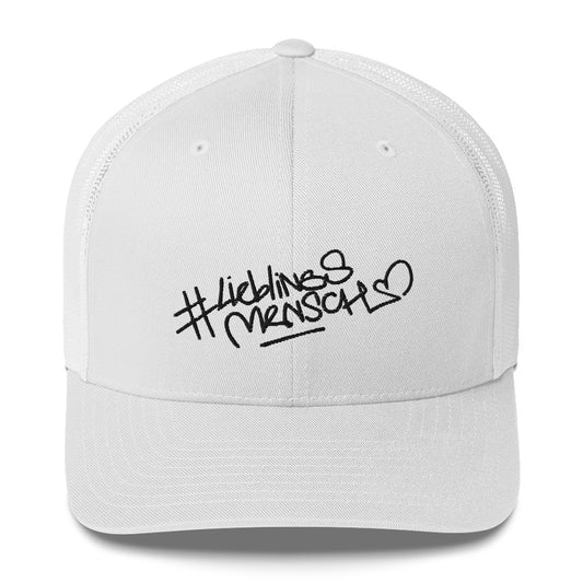 #Lieblingsmensch-Trucker-Cap mit strukturierter Front und Netzrücken – sportlich, klassisch, bequem