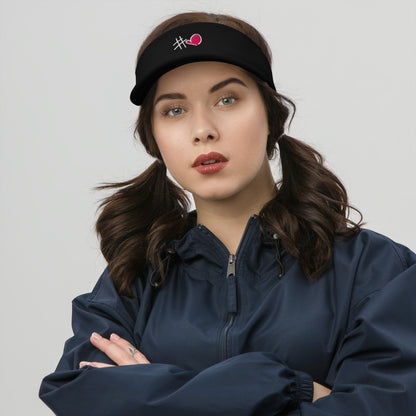 #Lieblingsmensch-Visor mit hochwertiger Stickerei – stilvoller Sonnenschutz für aktive Lieblingsmenschen